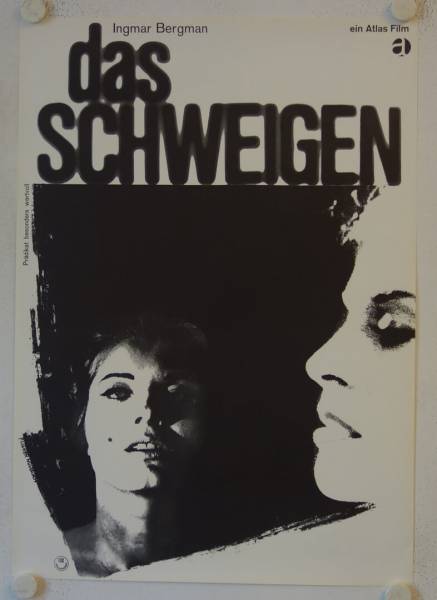 Das Schweigen originales deutsches Filmplakat